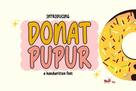 Donat Pupur Font - Featured Image