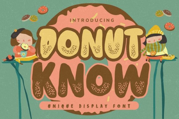Donut Know Font - Featured Image
