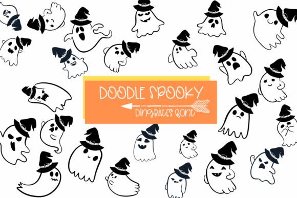 Doodle Spooky Font - Featured Image