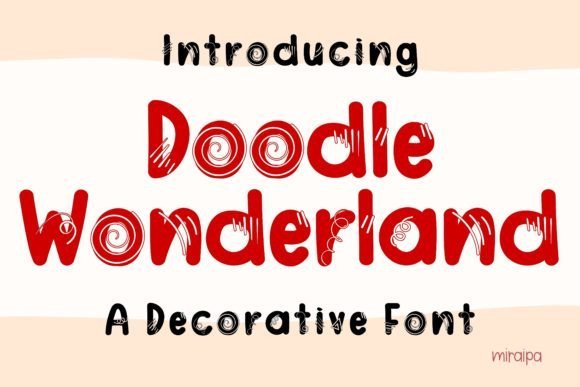 Doodle Wonderland Font - Featured Image