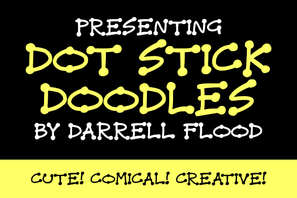 Dot Stick Doodles Font - Featured Image