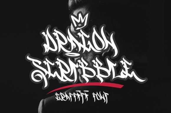 Dragon Scribble Font - Featured Image