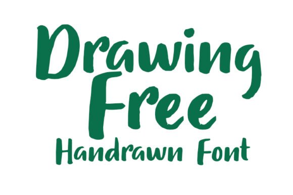 Drawing Free Font - Featured Image