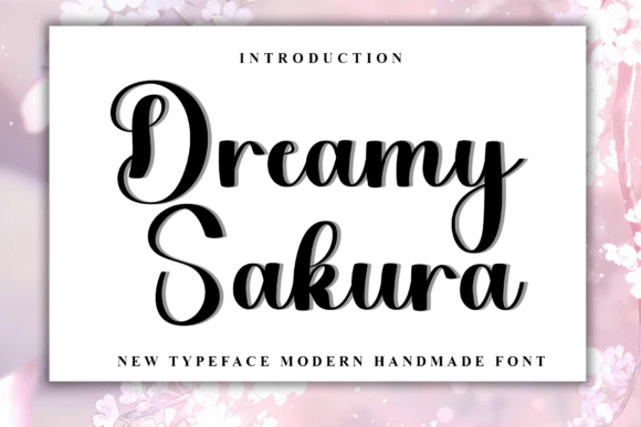 Dreamy Sakura Font - Featured Image