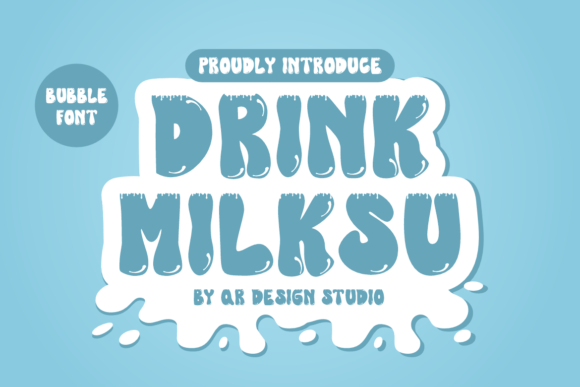 Drink Milksu Font - Featured Image