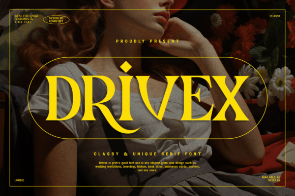 Drivex Font - Featured Image