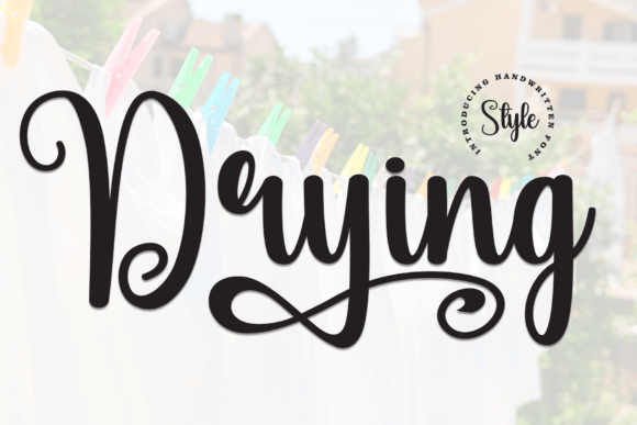 Drying Font - Featured Image