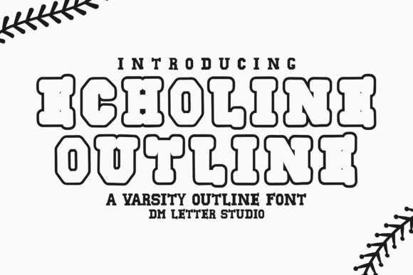 Echoline Outline Font - Featured Image