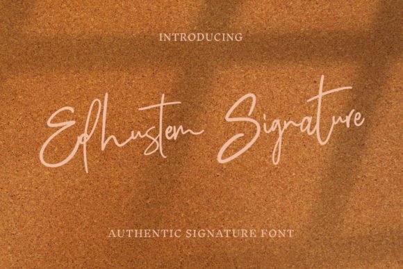 Edhustem Signature Font - Featured Image