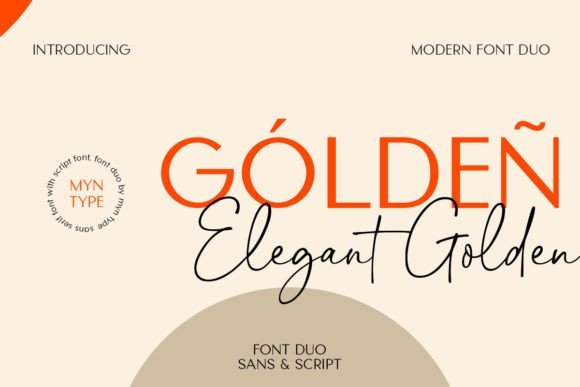 Elegant Golden - Duo Font - Featured Image
