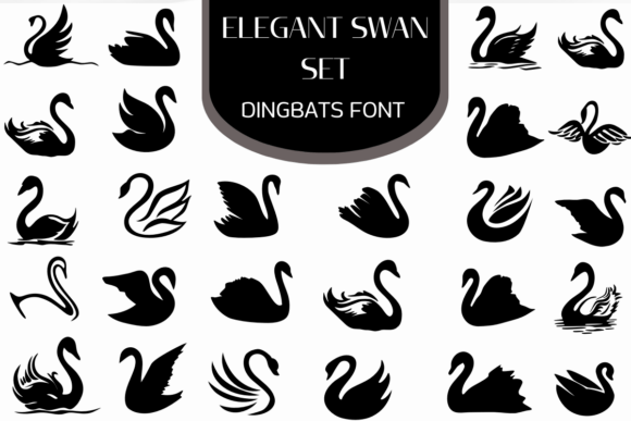 Elegant Swan Set Font - Featured Image