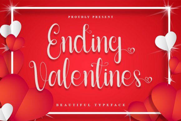 Ending Valentines Font - Featured Image
