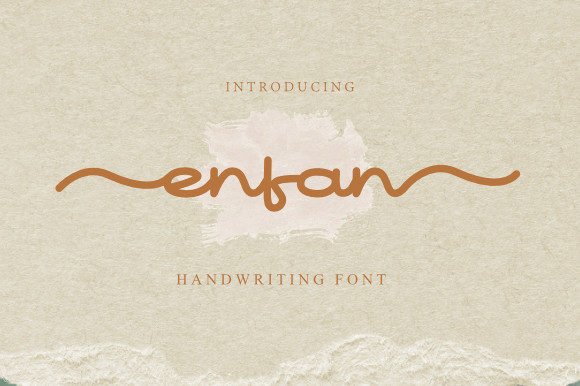 Enfan Font - Featured Image