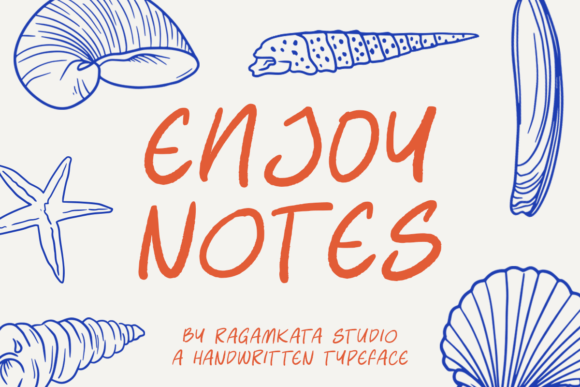 Enjoy Notes Font - Featured Image