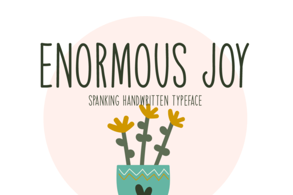 Enormous Joy Font - Featured Image