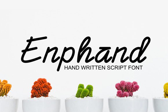 Enphand Font - Featured Image