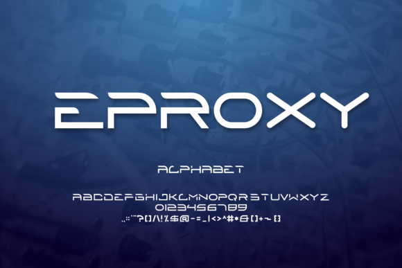 Eproxy Font - Featured Image