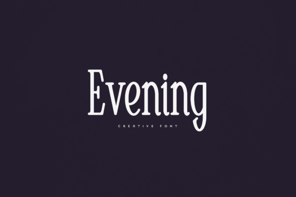 Evening Font - Featured Image