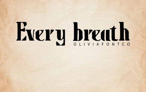 Every Breath Font - Featured Image