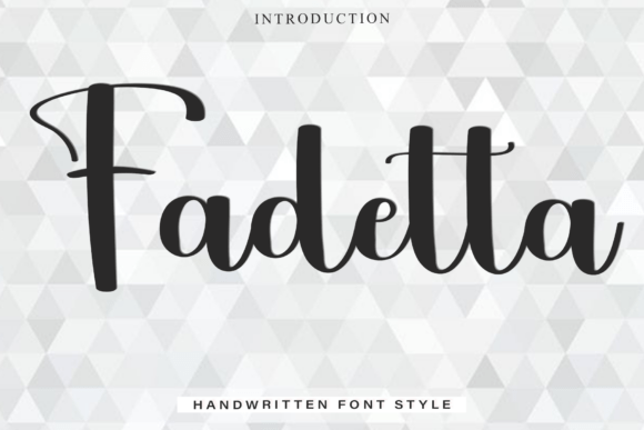 Fadetta Font - Featured Image