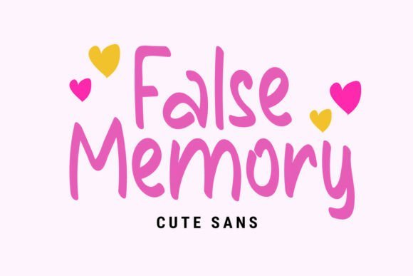 False Memory Font - Featured Image
