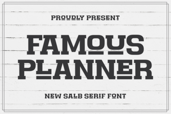 Famous Planner Font - Featured Image