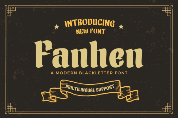 Fanhen Font - Featured Image