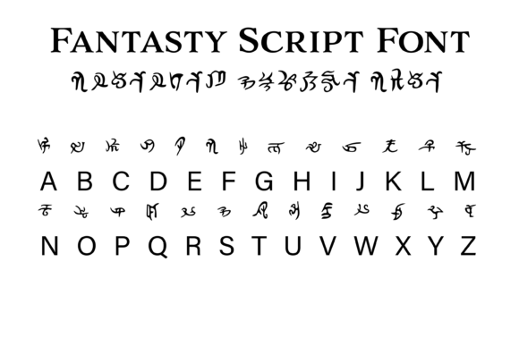 Fantasy Script 6 Font - Featured Image