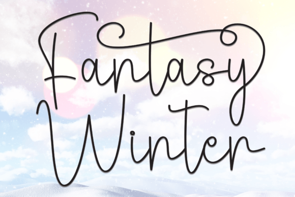 Fantasy Winter Font - Featured Image