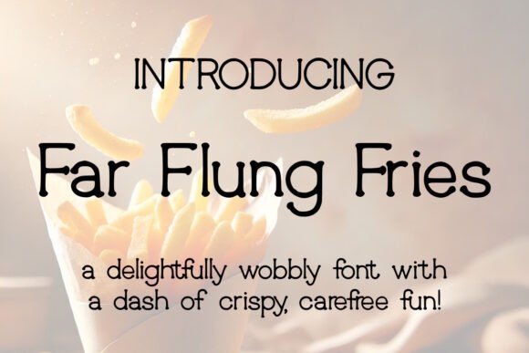Far Flung Fries Font - Featured Image