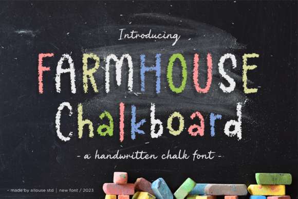 Farmhouse Chalkboard Font - Featured Image