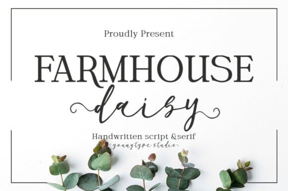 Farmhouse Daisy Font - Featured Image