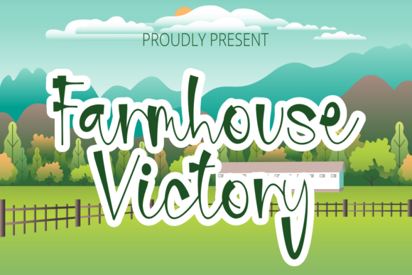 Farmhouse Victory Font - Featured Image