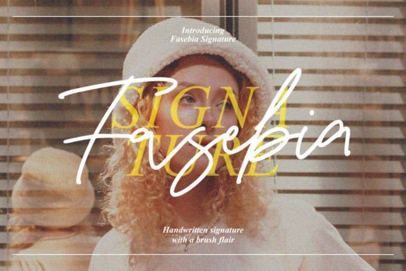 Fasebia Font - Featured Image