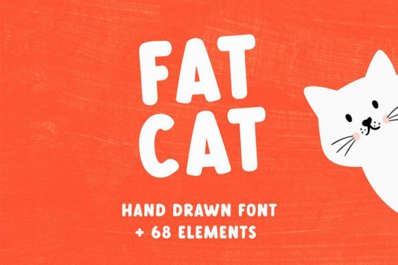 Fat Cat Font - Featured Image