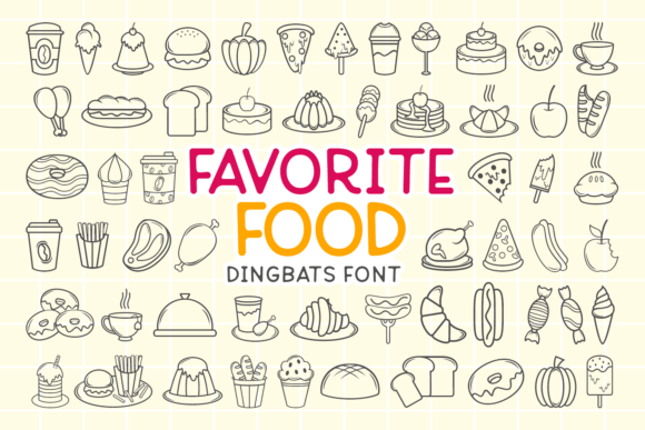 Favorite Food Font - Featured Image