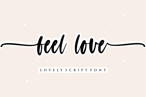 Feel Love Font - Featured Image