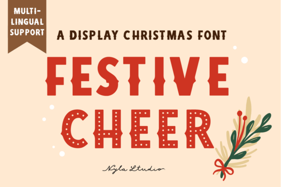 Festive Cheer Font - Featured Image