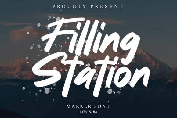 Filling Station Font - Featured Image