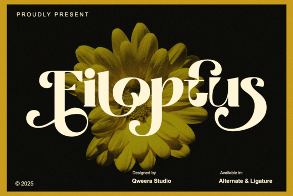 Filoptus Font - Featured Image