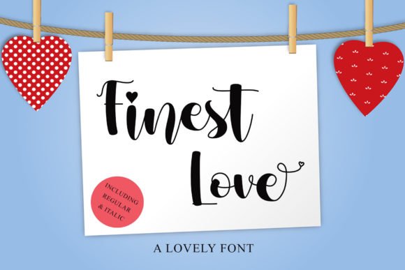 Finest Love Font - Featured Image