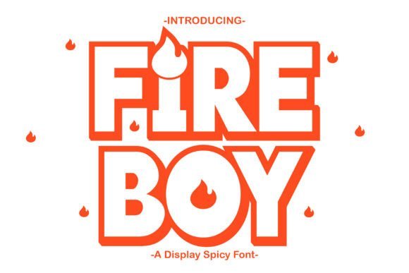 Fire Boy Font - Featured Image