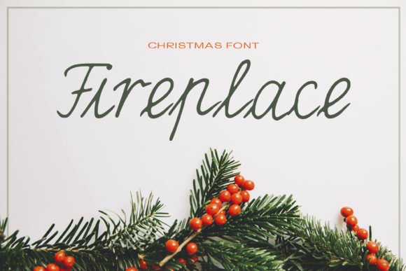 Fireplace Font - Featured Image