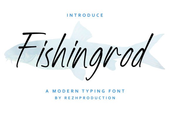 Fishingrod Font - Featured Image