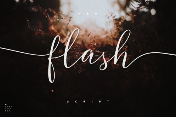 Flash Script Font - Featured Image