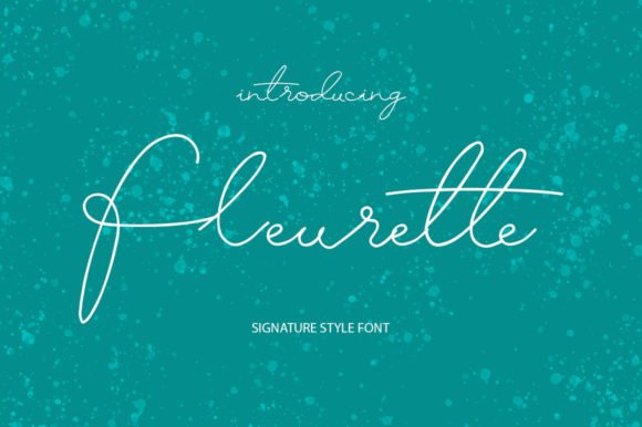 Fleurette Font - Featured Image