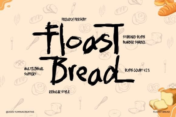 Floast Bread Font - Featured Image