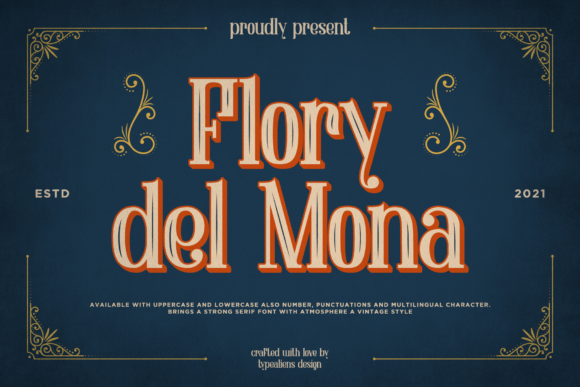 Flory Del Mona Font - Featured Image
