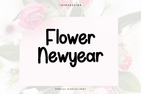 Flower Newyear Font - Featured Image