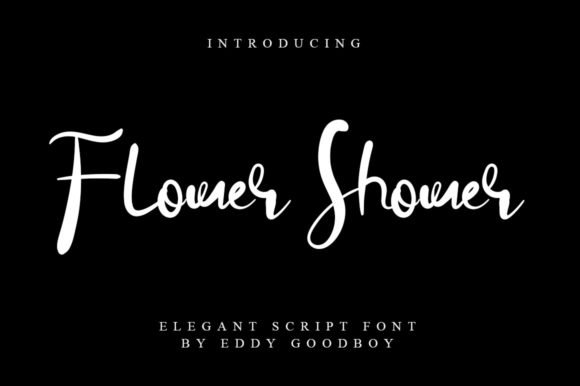 Flower Shower Font - Featured Image